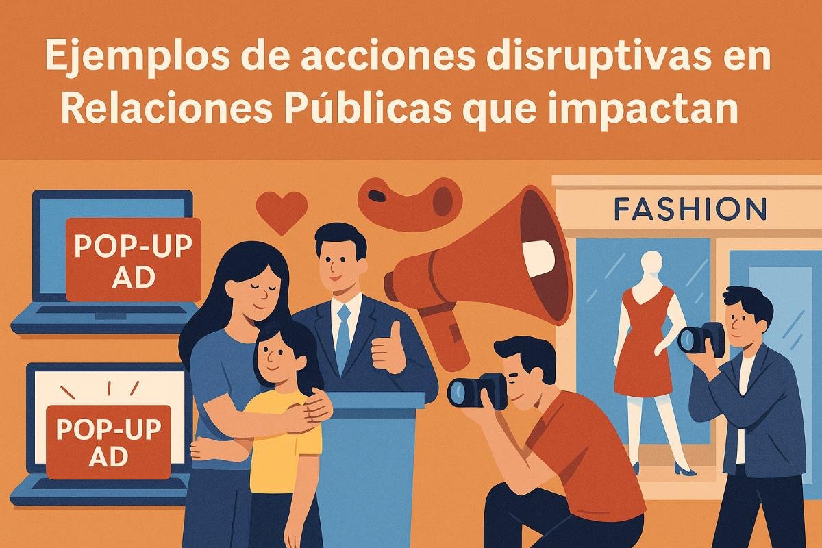 acciones disruptivas de relaciones públicas