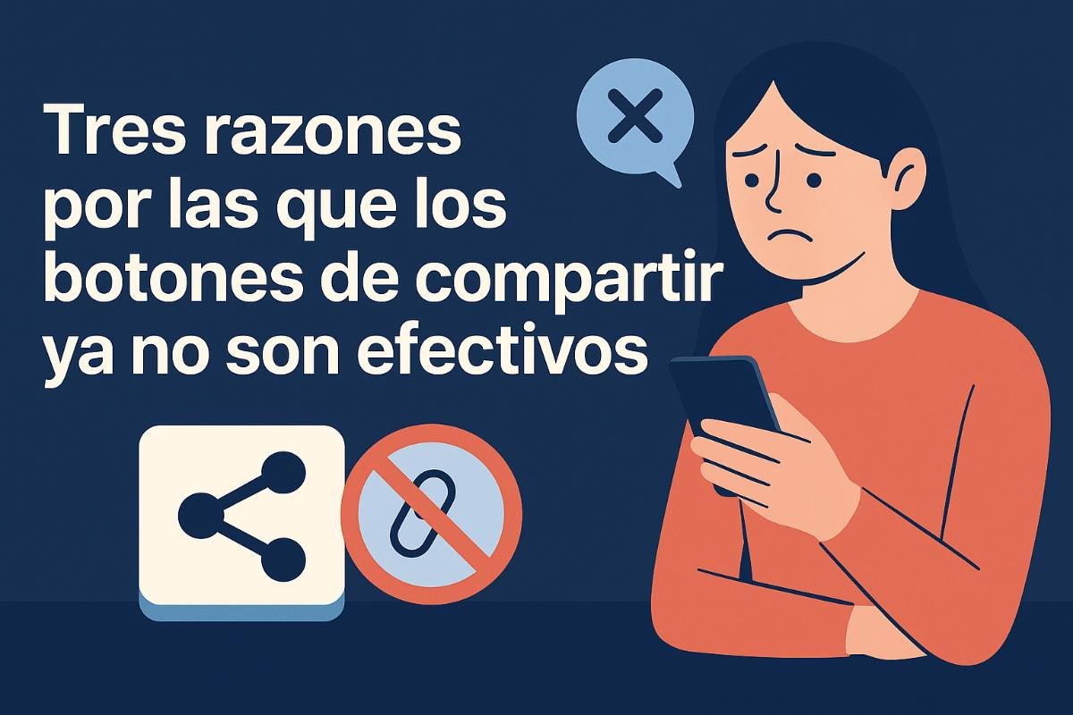 botones de compartir en redes sociales