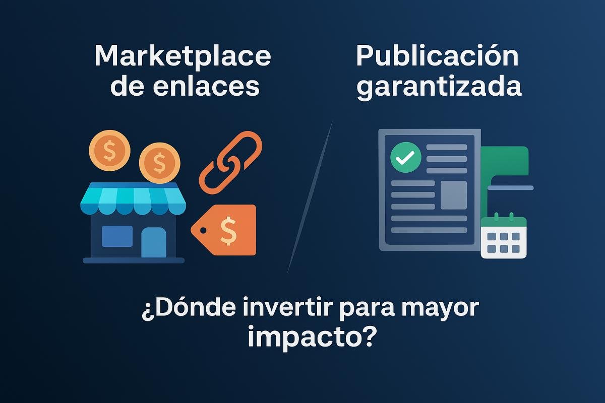 Marketplace de enlaces o publicación garantizada, ¿en qué invierto?