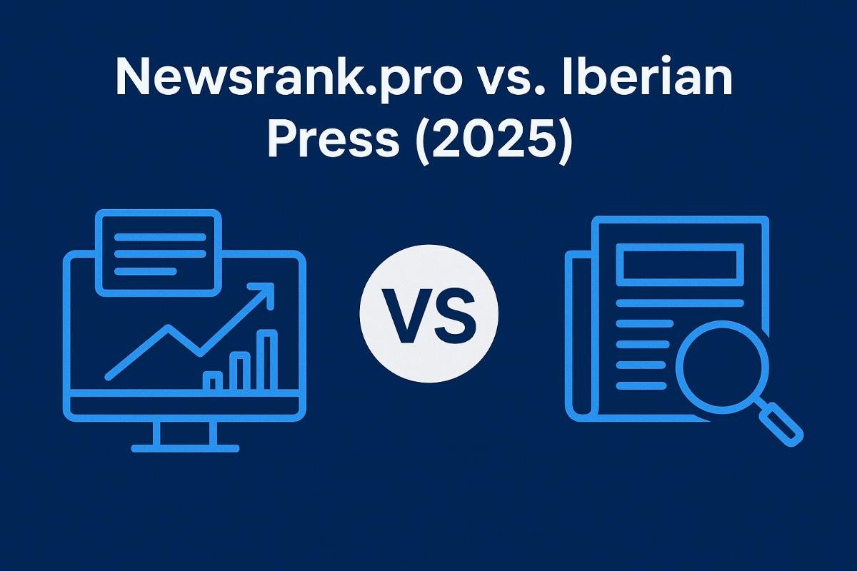 • Newsrank.pro para hitos que exigen publicación garantizada y variación editorial. • Iberian Press para ampliar la difusión con su base de periodistas y obtener feedback/clipping adicional.